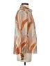 Sézane 100% Cotton Print Orange Long Sleeve Blouse Size 36 waist - photo 4