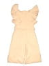 GB Girls Tan Pink Jumpsuit Size 7 - photo 1
