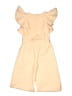 GB Girls Tan Pink Jumpsuit Size 7 - photo 2