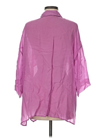 Maven West 3/4 Sleeve Button-Down Shirt (view 2)