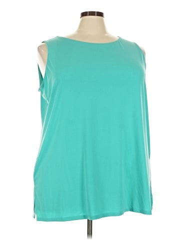 Susan Graver Sleeveless T-Shirt (view 1)