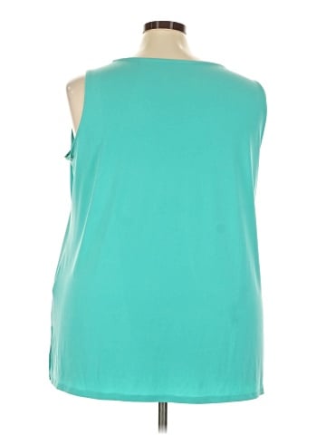 Susan Graver Sleeveless T-Shirt (view 2)