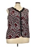 Studio 1940 Red Sleeveless Blouse Size 26 - 28 - photo 1