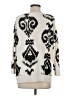 Pam & Gela Print Ivory Pullover Sweater Size S - photo 2
