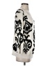Pam & Gela Print Ivory Pullover Sweater Size S - photo 4