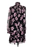 CeCe 100% Polyester Floral Black Casual Dress Size XS - photo 2