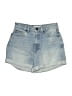 Topshop Blue Denim Shorts Size 4 - photo 1