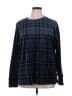 Cuddl Duds Plaid Blue Pullover Sweater Size XL - photo 1
