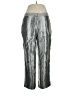 ASOS Design Metallic Silver Casual Pants Size 14 - photo 1