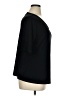 Susan Graver Black 3/4 Sleeve Top Size 1X - photo 4