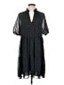 CeCe Polka Dots Black Casual Dress Size S - photo 1