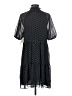 CeCe Polka Dots Black Casual Dress Size S - photo 2