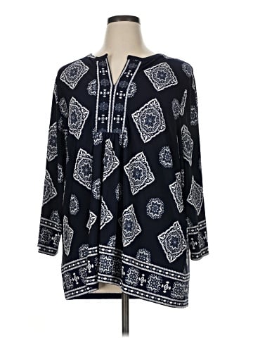 Ruby Rd. 3/4 Sleeve Blouse (view 1)