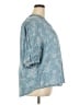 Westbound 100% Lyocell Blue 3/4 Sleeve Blouse Size 2X - photo 4
