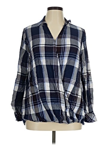 Lane Bryant Long Sleeve Polo (view 1)