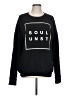 SoulCycle Solid Black Sweatshirt Size L - photo 1