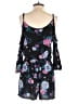 Mudd 100% Rayon Floral Black Romper Size M - photo 2