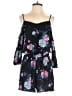 Mudd 100% Rayon Floral Black Romper Size M - photo 1