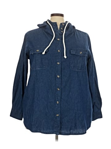 Roaman's Denim Jacket (view 1)