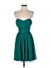 J.Crew 100% Silk Teal Cocktail Dress Size 2 - photo 1