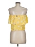 Billabong 100% Rayon Yellow Sleeveless Blouse Size M - photo 2