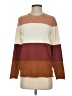 Pinque Color Block Brown Pullover Sweater Size XS - photo 1
