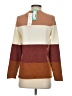 Pinque Color Block Brown Pullover Sweater Size XS - photo 2