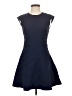 Sandro Solid Blue Casual Dress Size Med (2) - photo 1
