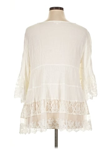 Oddi 3/4 Sleeve Blouse (view 2)