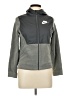 Nike 100% Polyester Gray Track Jacket Size L - photo 1
