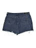 Lee 100% Spandex Graphic Blue Denim Shorts Size 14 - photo 2
