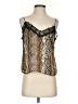 Leith 100% Polyester Brown Tank Top Size S - photo 1