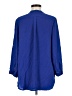 Halogen 100% Polyester Blue 3/4 Sleeve Blouse Size M - photo 2