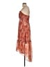 No Boundaries 100% Polyester Paisley Orange Cocktail Dress Size L - photo 5