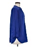 Halogen 100% Polyester Blue 3/4 Sleeve Blouse Size M - photo 4