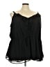 Torrid 100% Polyester Black Sleeveless Blouse Size 5X Plus (6) - photo 1