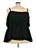 Torrid 100% Polyester Black Sleeveless Blouse Size 5X Plus (6) - photo 2