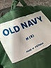 Old Navy 100% Polyester Solid Green Jacket Size 8 - photo 3