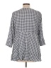 Torrid Checkered-gingham Blue 3/4 Sleeve Button-Down Shirt Size Lg Plus (0) - photo 2