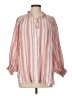 Kivari Stripes Pink 3/4 Sleeve Blouse Size 10 - photo 1