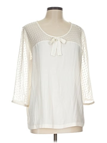 Hinge 3/4 Sleeve Blouse (view 1)