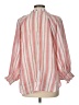 Kivari Stripes Pink 3/4 Sleeve Blouse Size 10 - photo 2