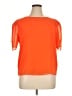 Calvin Klein 100% Polyester Orange Short Sleeve Top Size XL - photo 1