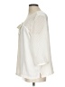 Hinge 100% Polyester Ivory 3/4 Sleeve Blouse Size L - photo 5
