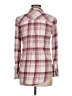 Mudd Plaid Burgundy Long Sleeve Button-Down Shirt Size M - photo 2