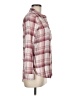 Mudd Plaid Burgundy Long Sleeve Button-Down Shirt Size M - photo 4
