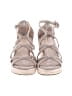 Pelle Moda Silver Wedges Size 6 1/2 - photo 2