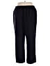 Blair 100% Polyester Solid Black Track Pants Size XL - photo 2