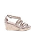 Pelle Moda Silver Wedges Size 6 1/2 - photo 1