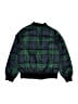 Old Navy 100% Polyester Plaid Green Jacket Size 10 - 12 - photo 2